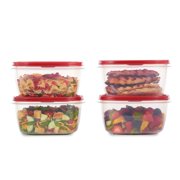 Load image into Gallery viewer, Rubbermaid Easy Find Lids Food Storage Container, 14 Cup, 4-Pack, Red